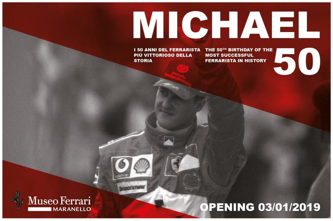 SMALL_「Michael 50」麥可·舒馬克特展於Ferrari法拉利博物館閃耀啟幕